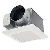 FV-1115VQ1 WhisperCeiling DC Ventilation Fan, 110-130-150 CFM,With SmartFlow and Pick-A-Flow Airflow Technology and Flex-Z Fast Installation Bracket,Quiet Energy Star Certified Energy-Saving