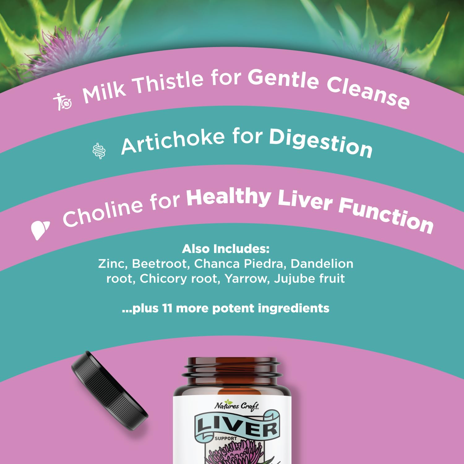 Liver Cleanse Detox & Repair Formula - Herbal Liver Support Supplement with Milk Thistle Dandelion Root Turmeric and Artichoke Extract for Liver Health - Silymarin Milk Thistle Liver Detox 70 Capsules
