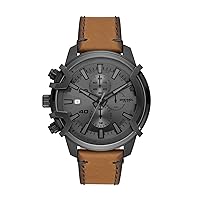 Diesel Griffed Men's Watch with Stainless Steel, Leather, or Silicone Band; 48mm or 42mm Chronograph