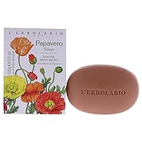 Sweet Poppy Perfumed Bar Soap - Enriched With All Natural Ingredients And Aromatic Fragrances - Cleanses And Moisturizes Skin - Long Lasting And Creates A Rich, Creamy Lather - 3.5 Oz