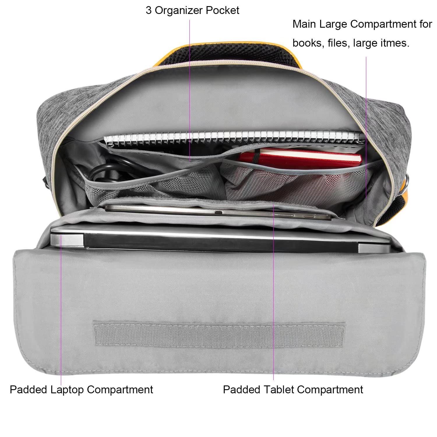Universal Hybrid Laptop Messenger Bag Briefcase Computer Handbag