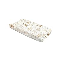Crane Baby Stretchy Changing Pad Cover, Breathable Changing Pad Cover for Boys and Girls, Safari Animal, 16”w x 32”h
