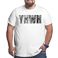 YHWH Big Size Men's T-Shirt Mans Soft Shirts Short-Sleeved Sleeve T-Shirt