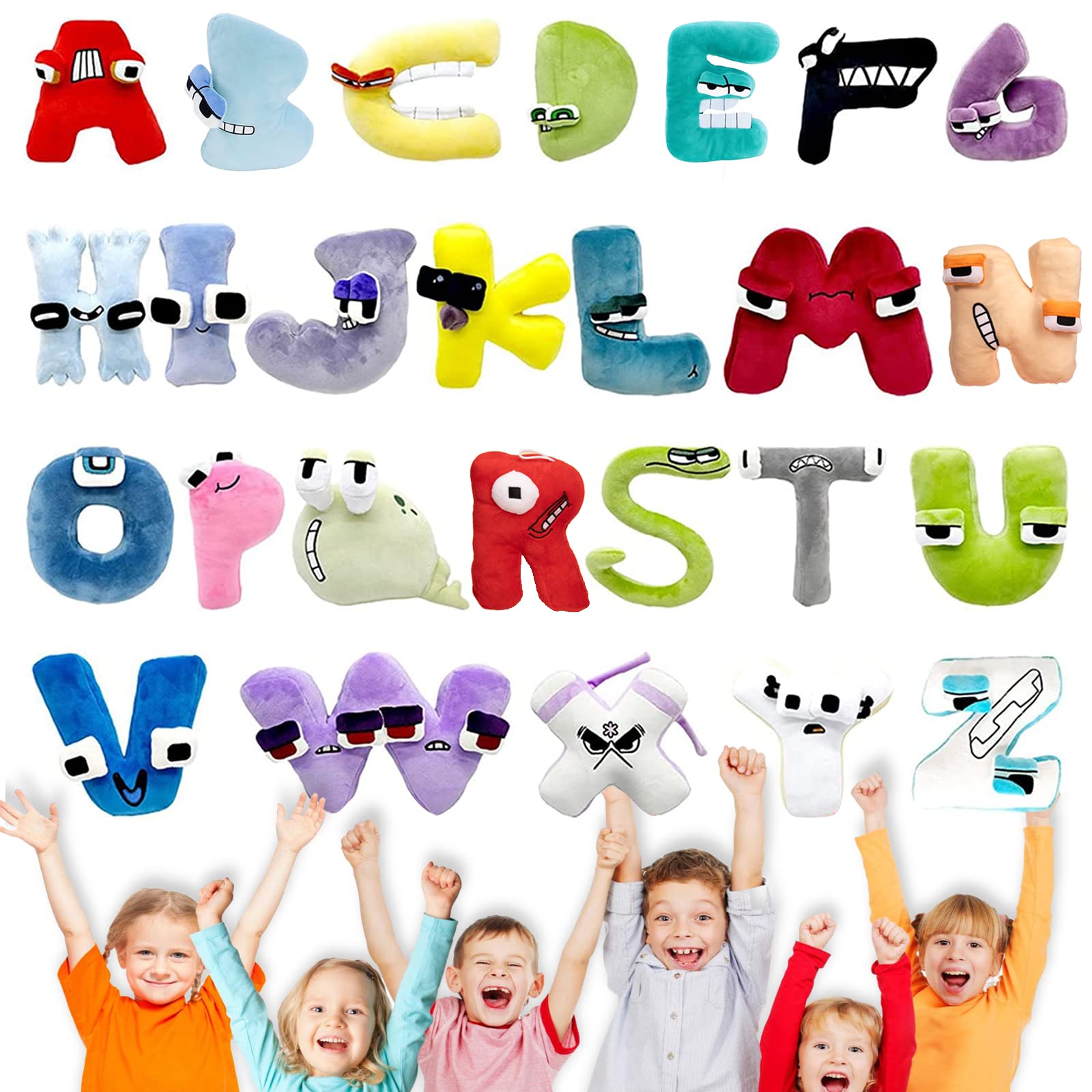 Alphabet Lore Plush,26 Pcs Animal Toys,Fun Stuffed Alphabet Lore Plush  Figure Suitable for Gift Giving Fans