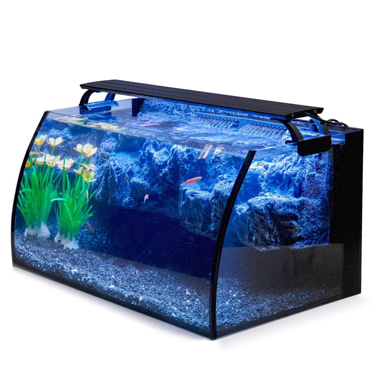 Hygger Horizon 8 Gallon LED Glass Aquarium Kit cho phép bạn tận hưởng vẻ đẹp của thế giới dưới nước thật gần gũi. Với thiết kế đẹp mắt và đầy đủ tiện nghi, bạn sẽ truyền cảm hứng và sự thư giãn cho mọi người xung quanh.