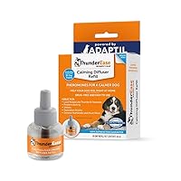 Dog Calming Pheromone Diffuser Refill | Powered by ADAPTIL | Vet Recommended to Relieve Separation Anxiety, Stress Barking and Chewing, and The Fear of Fireworks and Thunderstorms (30 Day