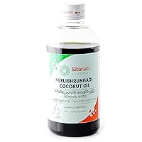 Neelibringadi Coconut Ayurvedic Herbal Oil 200ml to Arrests Hairfall, Stimulates Hair Follicles for Hair growth, Effective for Dandruff