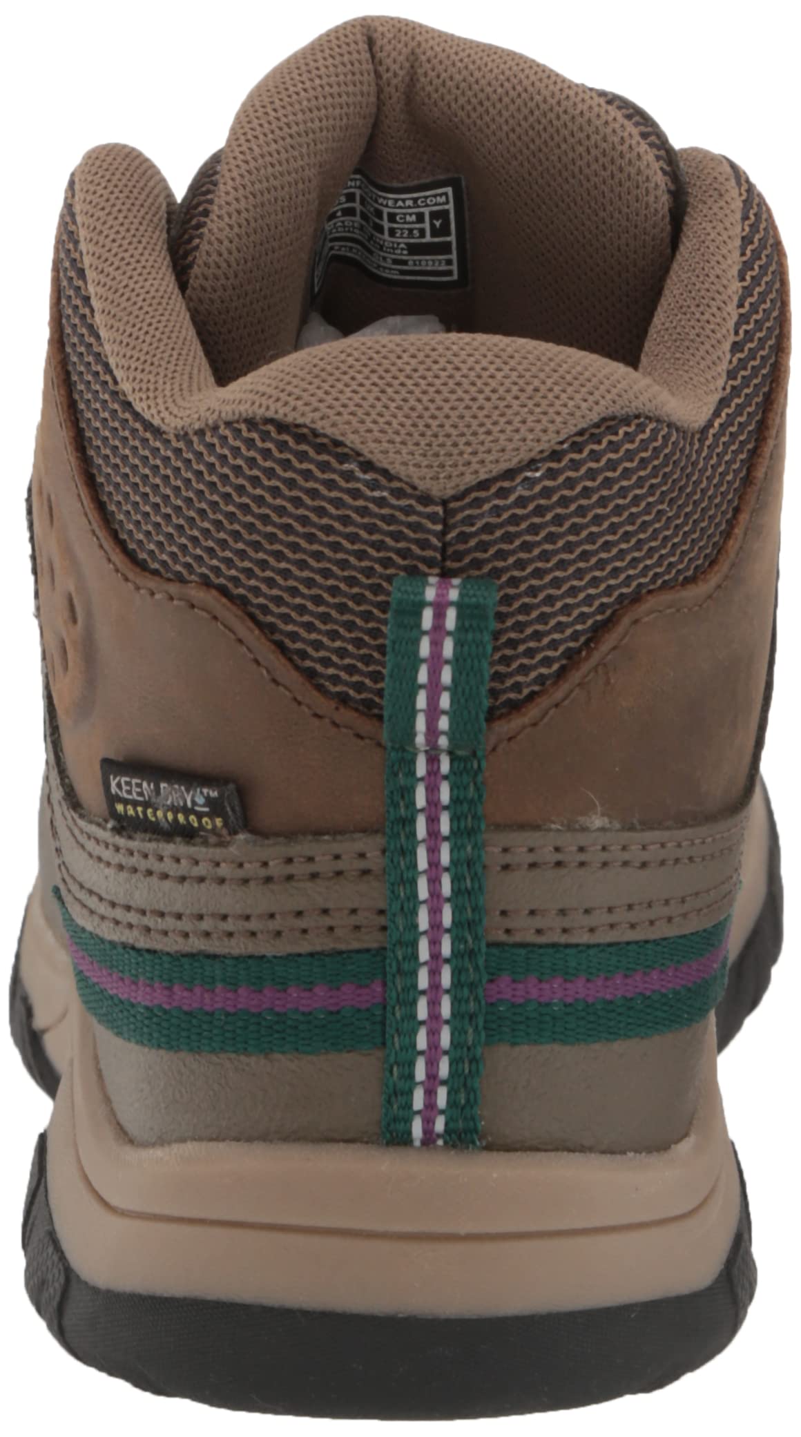KEEN Targhee Mid Height Waterproof Hiking Boots, 3 US Unisex Big Kid
