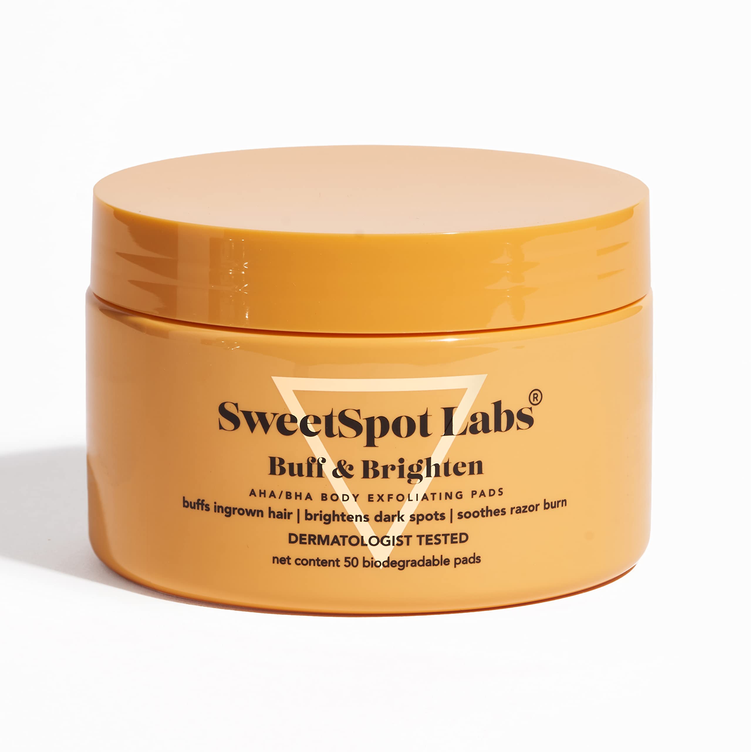 Mua SweetSpot Labs Buff & Brighten, Daily Ingrown Hair Treatment with  Salicylic Acid and Niacinamide, Safe for Bikini Area, 50 Exfoliating &  Brightening Pads trên Amazon Mỹ chính hãng 2023 | Fado