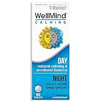 MediNatura WellMind Natural Calming Remedy Helps Ease Stress, Tension & Nervousness - 10 Homeopathic Soothing Botanicals Help Calm & Balance Anxious Feelings for Women & Men - 100 Tablets