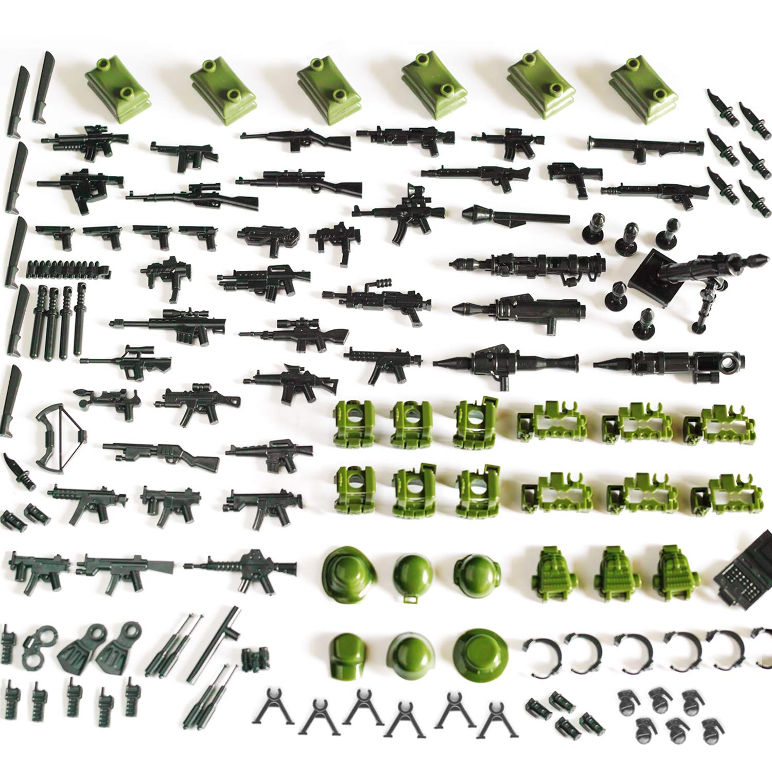 Trendyz Ultimate Ranger Special Forces - Military Army Weapons and Accessories Building Block Toy for Custom Bricks Minifigures