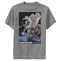 Marvel Classic Fantastic Four Boys Short Sleeve Tee Shirt