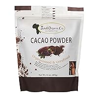 Cacao Powder By Juka's Organic Co. (Non-GMO, Gluten-Free, Unrefined, Authentic, All Natural From West Africa) 16oz (16)