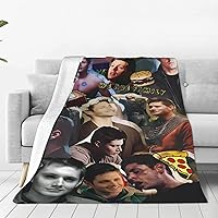 Blanket Jensen Ackles Collage Throw Blanket Warm Cozy Plush Bed Blanket Sofa Bed Couch Decor Gifts for Men Women and Kids 30