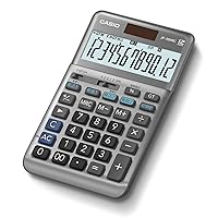 Casio JF-200RC-N Reducing Tax Rate Calculator, 12 Digits, Total Tax Calculation, Just Type