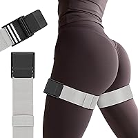 Blood Flow Restriction Bands, Adjustable Booty Bands for Women Butt Lift Thigh Bands, Muscle Building Shaping Fat Loss for Legs Arms Glutes & Hip Without Heavy Weights Lifting (2 Pack)