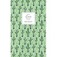 Cactus Notebook - Ruled Pages - 5x8 - Premium: (Saguaro Green) Fun notebook 96 ruled/lined pages (5x8 inches / 12.7x20.3cm / Junior Legal Pad / Nearly A5)
