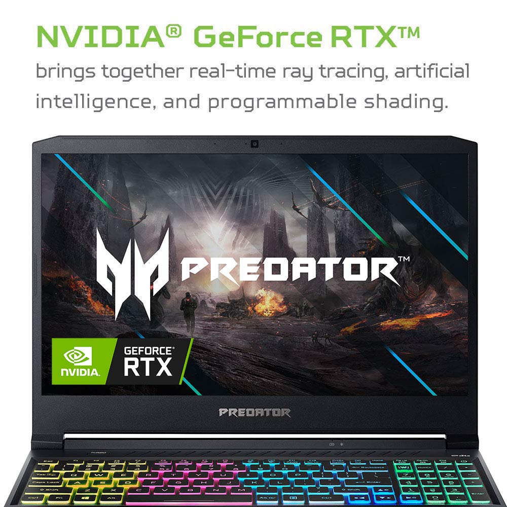 Acer Predator Helios 300 Gaming Laptop, Intel i7-10750H, NVIDIA GeForce RTX 2060 6GB, 15.6