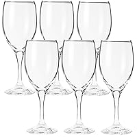 Toyo Sasaki Glass 30G35HS Wine Glass, Legato, Line, Beauty, People, 8.1 fl oz (235 ml), 6 Pieces, Red and White, Shatter-Resistant, Made in Japan, Dishwasher Safe, Stylish