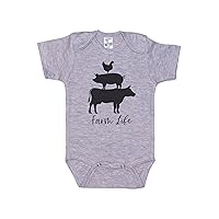 Baby Farmer Onesie/Farm Life/Unisex Newborn Bodysuit/Country Onesie