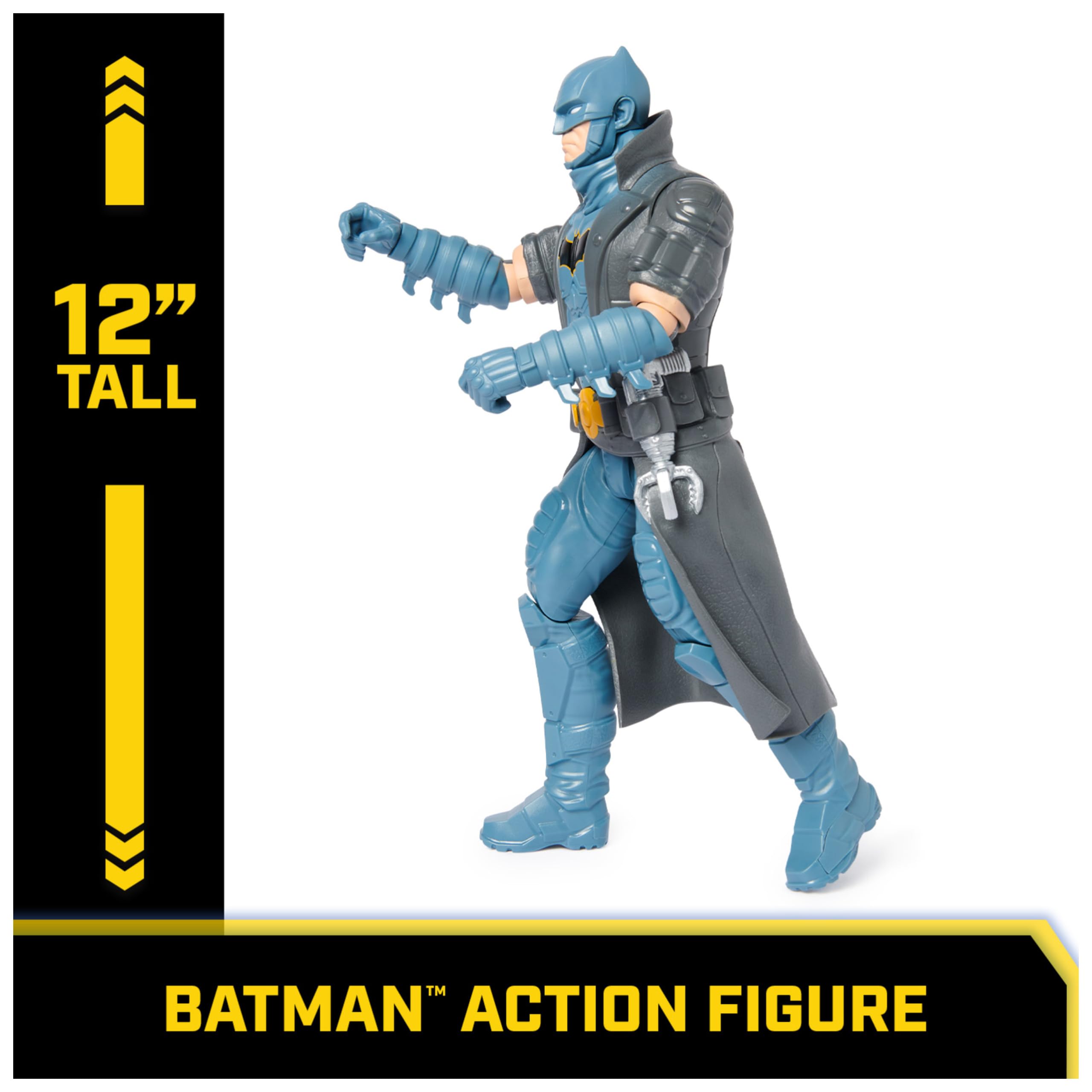 DC Comics, Batman Action Figure, 12-inch Super Hero Collectible Kids Toys for Boys and Girls, Ages 3+