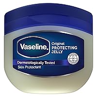 Vaseline Unscented Petroleum Jelly 50ml - Whole Body Moisturizer for Dry Skin, 1.69oz