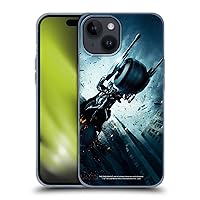 Head Case Designs Officially Licensed The Dark Knight Batman Batpod Key Art Soft Gel Case Compatible with Apple iPhone 15