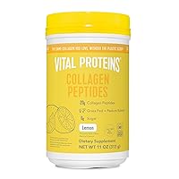 Collagen Peptides Powder, Promotes Hair, Nail, Skin, Bone and Joint Health, Lemon 11 Ounce