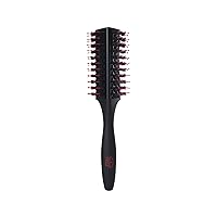 Wet Brush Lift & Shape Round Brush - for All Hair Types - A Perfect Blow Out with Less Pain, Effort and Breakage - Open Barrel Design For Versatile Styling In Less Time, Black