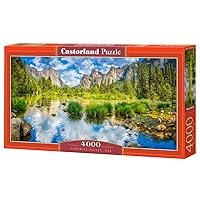 CASTORLAND 4000 Piece Jigsaw Puzzles, Yosemite Valley, USA, Landscape Puzzle, National Park, Adult Puzzle, Castorland C-400362-2