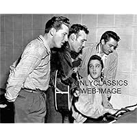 Schneider Electric Music Icons Elvis Presley Jerry LEE Lewis Johnny Cash & Carl Perkins 8X10 Photo