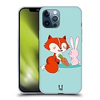 Head Case Designs Fox and Bunny Impossible Love Soft Gel Case Compatible with Apple iPhone 12 Pro Max