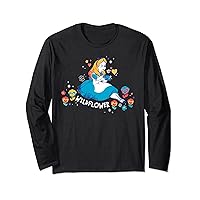 Disney Alice in Wonderland Wildflower Valentine’s Day Long Sleeve T-Shirt
