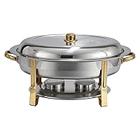 Winware 202, 6 Quart (Oval), Silver Chafer