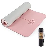 UMINEUX Yoga Mat Extra Thick 1/3'' Non Slip Yoga Mats for Women Eco Friendly TPE Fitness Exercise Mat with Carrying Sling & Storage Bag