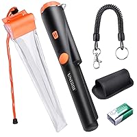 Pinpointing Metal Detector, Waterproof Metal Detector Pinpointer IP65, LED Indicators & Vibration,for Adults and Kids, 9V Battery