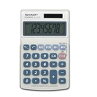 Sharp EL240SAB EL240SB Handheld Business Calculator 8-Digit LCD (SHREL240SAB)