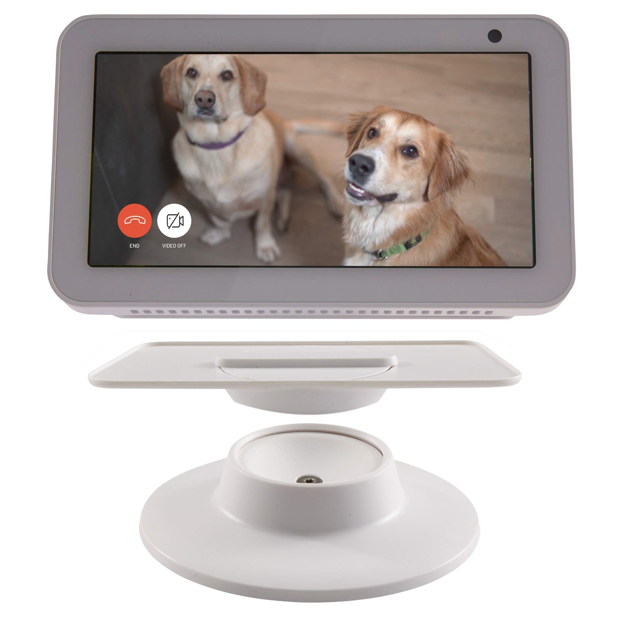 Made for Amazon Tilt + Swivel Stand for the Echo Show 5 - White