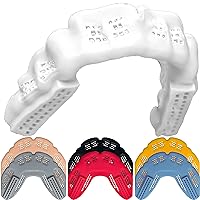 Bulletproof: World’s Thinnest Mouth Guard is 3X Stronger! Braces Sports MMA Lacrosse Flag Football Hockey Rugby BJJ Basketball Boxing Wrestling Mouthguard Grinding Teeth Night Guard. Adult Youth.