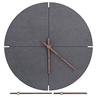 11in Nordic Style Simple Wooden Wall Clock Quartz Movement Mute Round Wall Clock for Office Living Room Coffee Shop Bar Decor,Non-Ticking Wall Clock, Wooden Wall Clock Minimalist Wall Clock Hang
