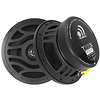 Massive Audio T65X 6.5 Inch 120 Watts RMS / 480 Watts Peak, Marine Coaxial Speakers for Boats, UTVS, Off Road, Golf Carts, Motorcycles, Runabouts. Sold As Pair