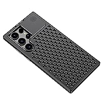 LOFIRY-Case for Samsung Galaxy S23 Ultra, Aluminum Alloy Metal Phone Cover with Lens Camera Raised Edge Protective Luxury Fashion Case,Silver,S23 Ultra (S23 Ultra,Black)