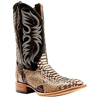 Cody James Men's Exotic Python Western Boot Broad Square Toe - Asr21-20