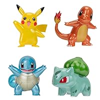 Pokémon Select Metallic Battle Pack - Four 3-inch Battle Figures with Special Metallic Finish