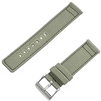 Quick Release Canvas Watch Strap Band - 20mm 22mm