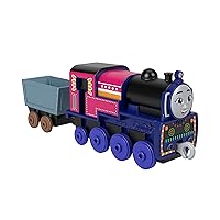 ​Thomas The Tank Engine Ashima Metal Push Locomotive Die-Cast Train with Crystal Loading and Railway Play Accessories for Kids Toy 3+ Years HNN20