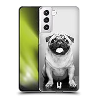 Head Case Designs Cute Male Pug Popular Dog Breeds Hard Back Case Compatible with Samsung Galaxy S21 5G