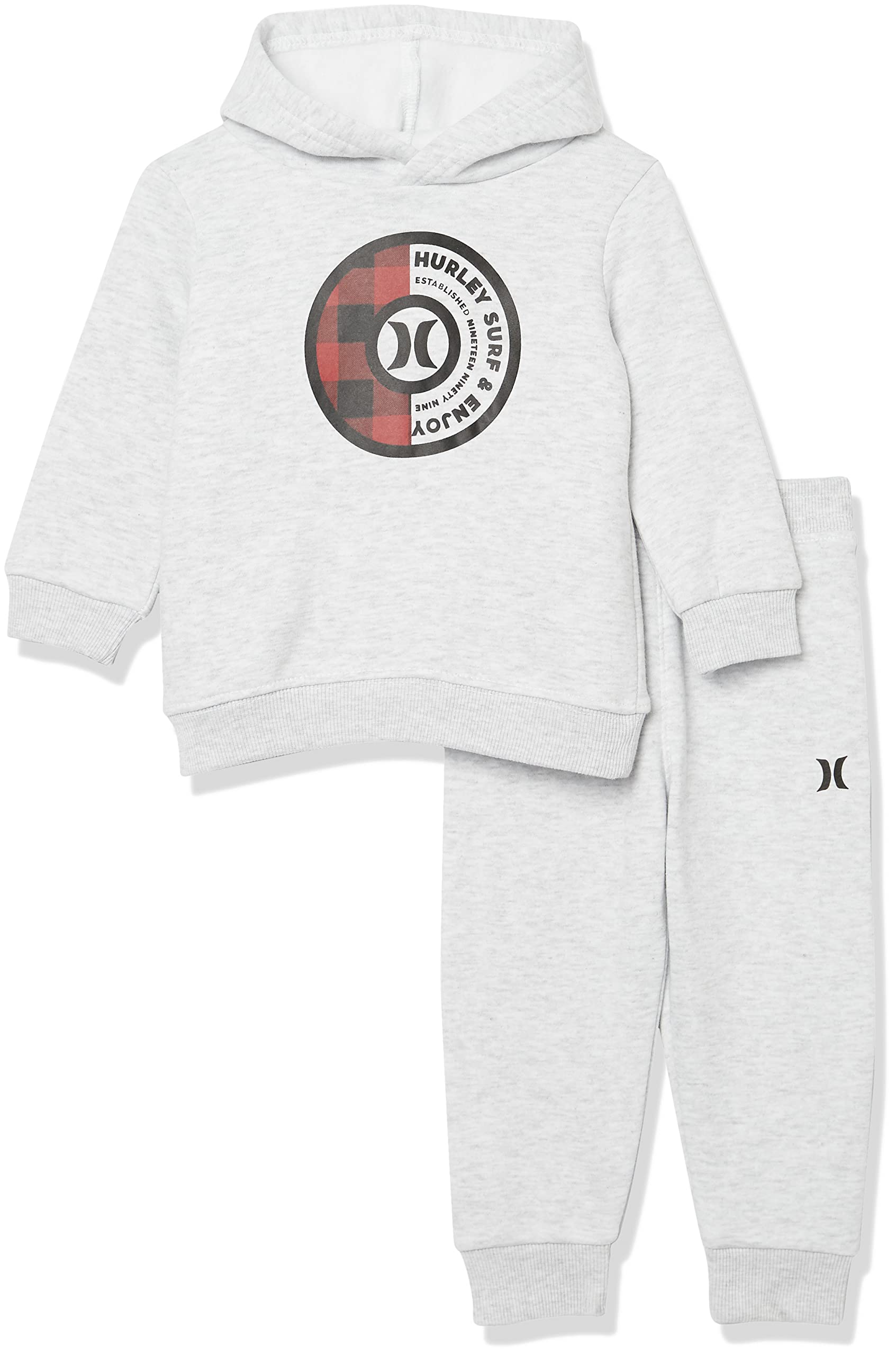 Hurley baby-boys Hoodie and Joggers 2-piece Outfit Set