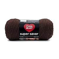 RED HEART Super Saver Yarn, Coffee