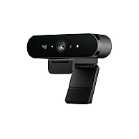 Logitech Brio 4K Webcam, Ultra 4K HD Video Calling, Noise-Canceling mic, HD Auto Light Correction, Wide Field of View, Works with Microsoft Teams, Zoom, Google Voice, PC/Mac/Laptop/Macbook/Tablet Logitech Brio 4K Webcam, Ultra 4K HD Video Calling, Noise-Canceling mic, HD Auto Light Correction, Wide Field of View, Works with Microsoft Teams, Zoom, Google Voice, PC/Mac/Laptop/Macbook/Tablet
